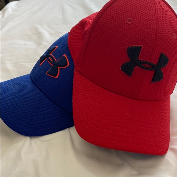 Under Armour Red and Blue Caps - Picture 10 of 10
